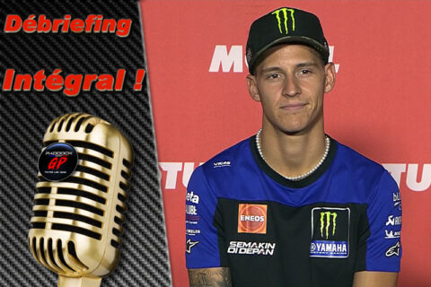 MotoGP Japon J0 Débriefing Fabio Quartararo : "ce ne sont que des mots", etc. (Intégralité)