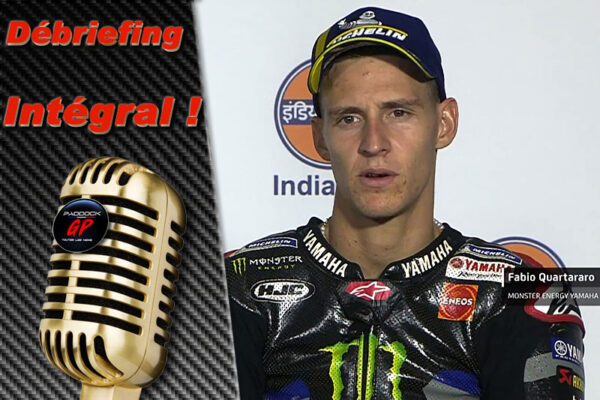 MotoGP Inde J3 Débriefing Fabio Quartararo (Yamaha/3) : "nous pouvons tenir le rythme, mais nous ne pouvons pas vraiment nous battre", etc. (Intégralité)