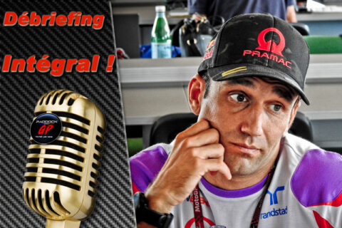 MotoGP Misano J1 Débriefing Johann Zarco (Ducati/18). Chez Repsol Honda ? "plus on en parle, plus on se dit que c'est possible", etc. (Intégralité)