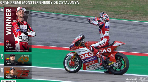 Moto2 Catalogne Barcelone Course : Jake Dixon comme un vieux briscard...