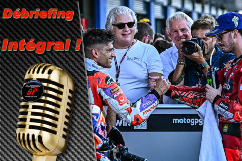 MotoGP Thaïlande J3 Débriefing Francesco Bagnaia (Ducati/2) : "un pilote à l'intérieur relâche un peu les freins et vous touche : c'est normal, j'aurais fait la même chose", etc. (Intégralité)