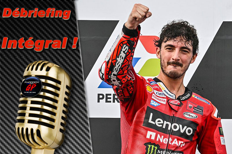 MotoGP Indonésie J3 Débriefing Francesco Bagnaia (Ducati/1) : “Peut-être que Jorge Martin a vu que je galérais un peu et que ses ambitions se sont accrues”, etc. (Intégralité)