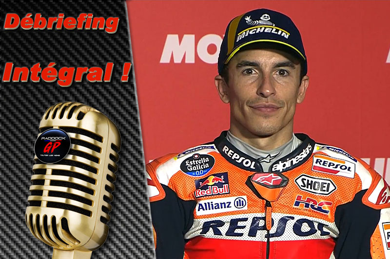 MotoGP Japon J3 Débriefing Marc Marquez (Honda/3) : « ils ont fait un travail parfait aujourd’hui », etc. (Intégralité)