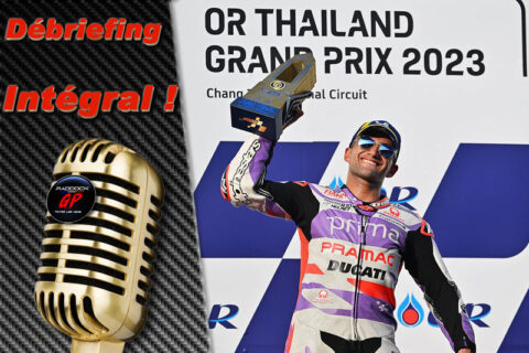 MotoGP Thaïlande J3 Débriefing Jorge Martin (Ducati/1) : "Je ne peux pas mentir, je commence à ressentir un peu de pression", etc. (Intégralité)