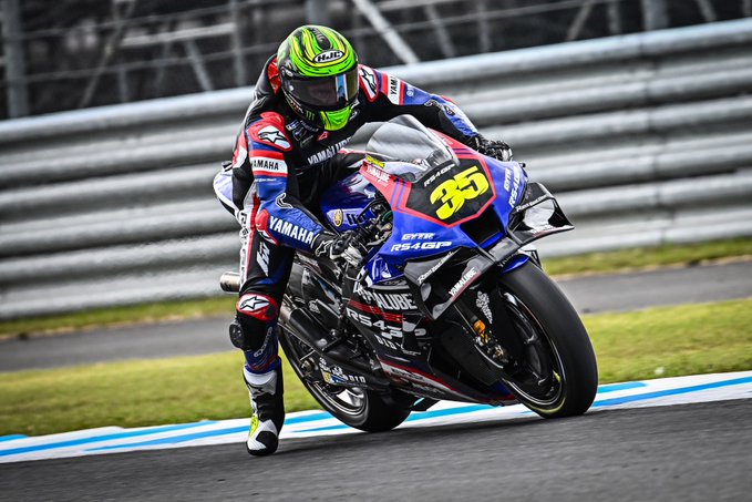 MotoGP Japon J3, Cal Crutchlow (Yamaha/13) termine entre Quartararo et Morbidelli en leur souhaitant déjà bonne chance pour le reste de la saison