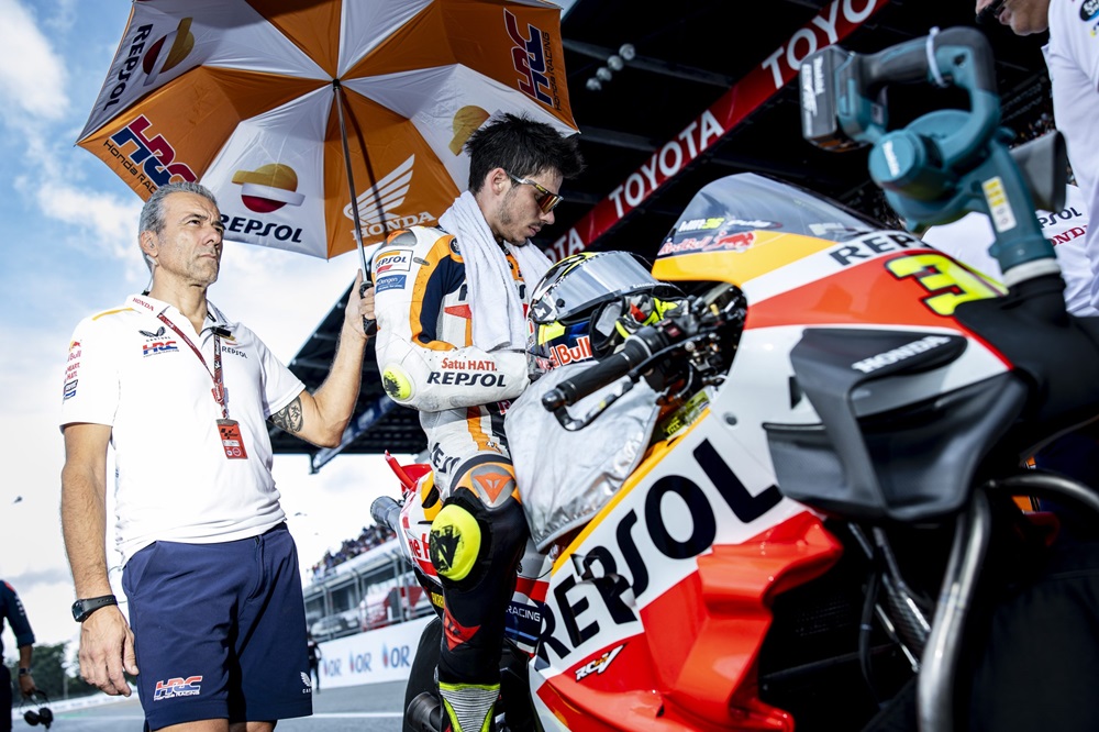 MotoGP Thaïlande J3, Joan Mir (Honda/12) : « la chose la plus positive de ce week-end, c’est que nous n’avons pas chuté »