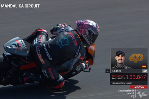 Moto2 Indonésie P3 : Aron Canet s'offre le record de Mandalika !