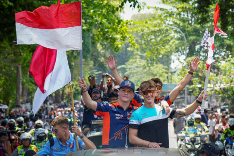 MotoGPインドネシア：マンダリカ前に地元観客を熱狂させる