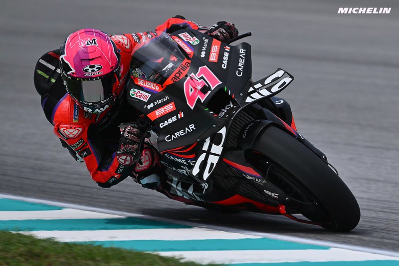 MotoGP Sepang Malaysia J2, Aleix Espargaró (Aprilia Q13/S12) can’t believe it: “The way the Ducati brakes is incredible”