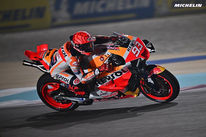 MotoGP Qatar J2, Marc Márquez (Honda Q7/S11) pris à son propre piège : « Brad Binder a gâché ma course »