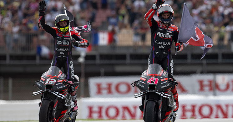 MotoGP, Aprilia ne s’en cache pas : « pour être honnête, cela n’a pas été une bonne année pour nous »