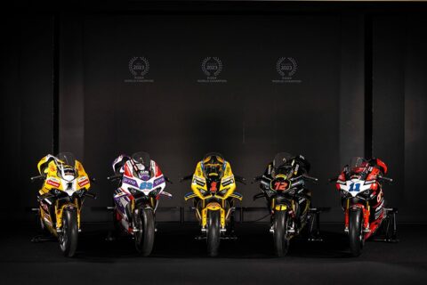 MotoGP e WSBK: Ducati lança 5 séries limitadas da sua Panigale para celebrar os seus títulos mundiais!