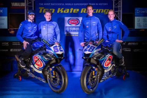 WSBK Supersport: Pata Yamaha Ten Kate Racing presents its plans for 2024 with Stefano Manzi and Glenn van Straalen