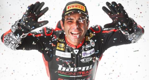 WSBK Danilo Petrucci : "j'aimerais être le premier pilote à emmener la Ducati dans le désert et à Suzuka"