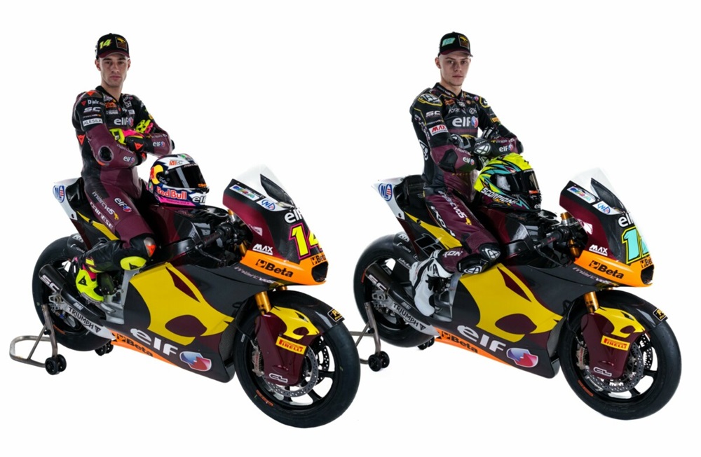 Moto2, the Marc VDS team ready to roar with Tony Arbolino and Filip Salac