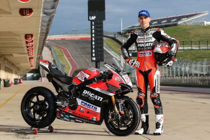 WSBK Superbike : Loris Baz retourne au MotoAmerica avec Warhorse HSBK Ducati