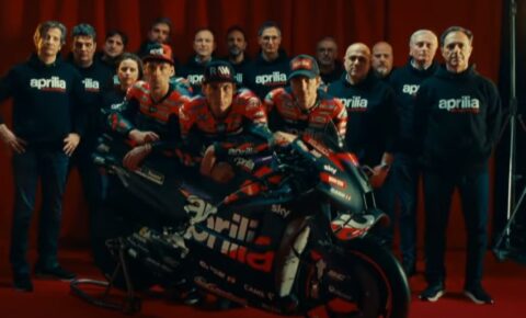 VÍDEO de MotoGP: Aprilia revela seu RS-GP 2024