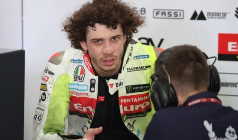 MotoGPのマルコ・ベッゼッキはロサイルテスト前に不安：「何が起こるか分からない」が、ファビオ・ディ・ジャンナントニオのデータには多くのことを期待している