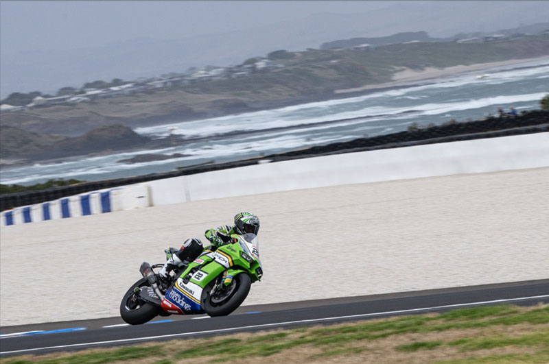 WSBK Superbike Australie J1, Alex Lowes (Kawasaki/1) : “Lorsque nous avons de l’adhérence, nous pouvons bien nous qualifier et faire de bonnes courses”