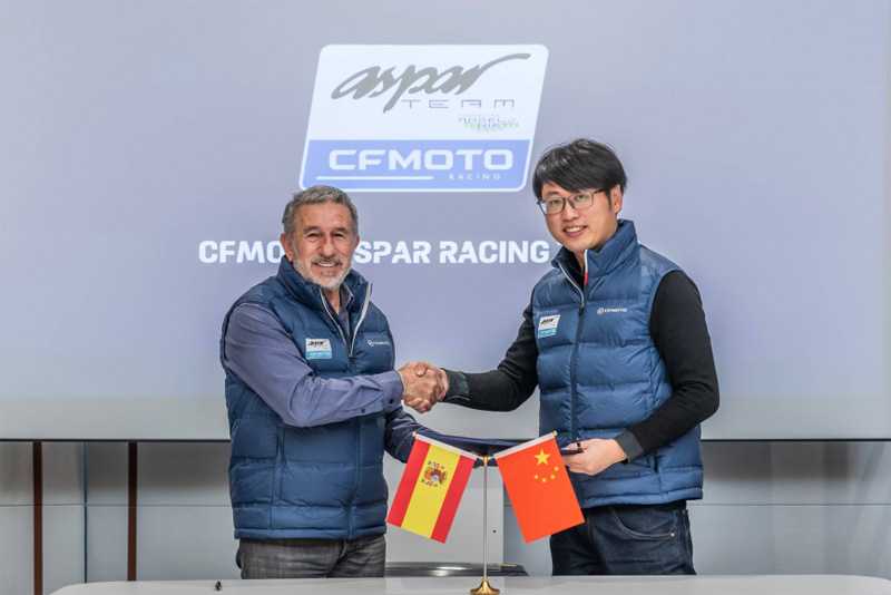 CFMOTO et l’équipe ASPAR se battront ensemble pour les titres Moto2 ET Moto3