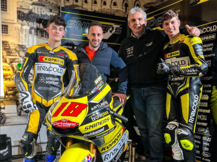 Moto3: For Andrea Dovizioso, the Snipers Team goes yellow with Matteo Bertelle and David Almansa