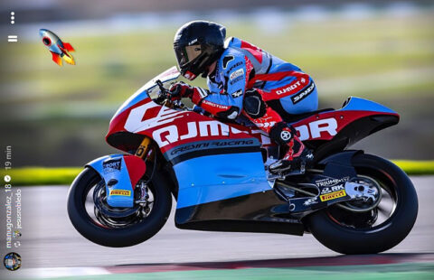 Moto2 ポルティマン J1 テスト：マヌエル・ゴンサレスはプライベートテスト中のため、急いでも意味がない