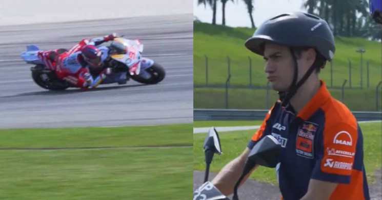 MotoGP Test Sepang : lorsque Dani Pedrosa fait la moue en voyant Marc Marquez passer, il doit s’expliquer