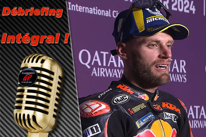 MotoGP Qatar J3 Debriefing Brad Binder (KTM / 2): “É como uma cenoura pendurada e você quer pegá-la”, etc. (Total)