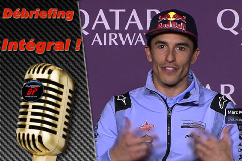 MotoGP Qatar J0 Debriefing Marc Marquez: “cada atleta tem a sua menstruação, depois começa a diminuir”, etc. (Total)