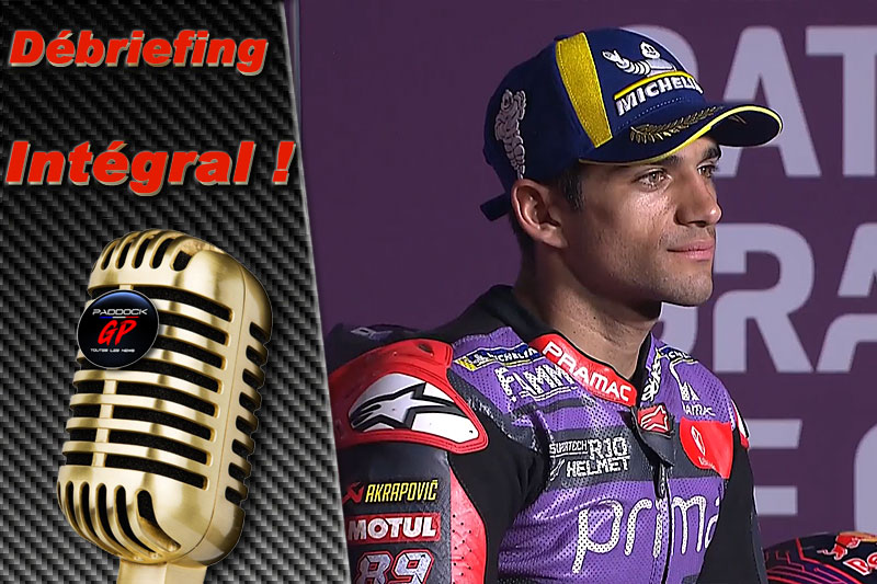 MotoGP Qatar J3 Débriefing Jorge Martin (Ducati/3) : « j’espère que la prochaine fois nous serons plus malins », etc. (Intégralité)