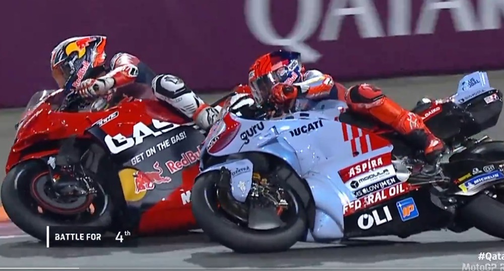 MotoGP Qatar J3, Marc Marquez (Ducati/4) : « Pedro Acosta a été très agressif, mais c’est ainsi qu’on apprend, chapeau à lui »