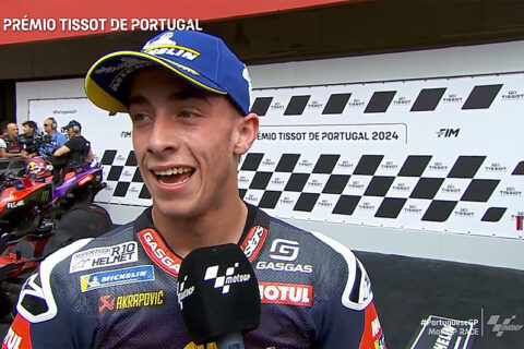 MotoGP Portugal Course : Pedro Acosta (KTM/3) "A chaud" !