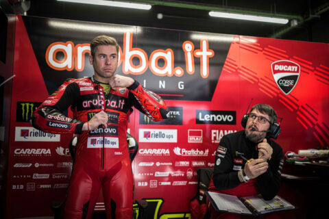 WSBK Superbike Test Barcelona, ​​Alvaro Bautista (Ducati/12): Uma queda e dúvida...
