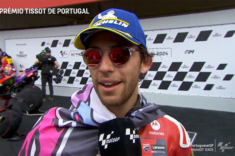 MotoGPポルトガルレース：エネア・バスティアニーニ（ドゥカティ/2） 「熱い」！