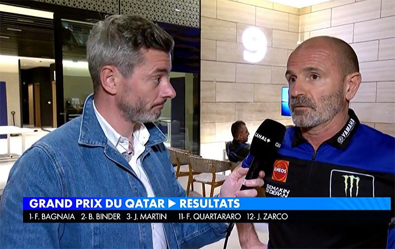 MotoGP Qatar: When Massimo Meregalli does not answer questions from Canal+…