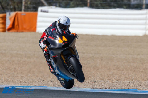 Teste de Moto2 Jerez J2: Aron Canet faz o gibão!