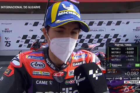 MotoGP Portugal Qualifying: Maverick Vinales (Aprilia/2) “Hot”!