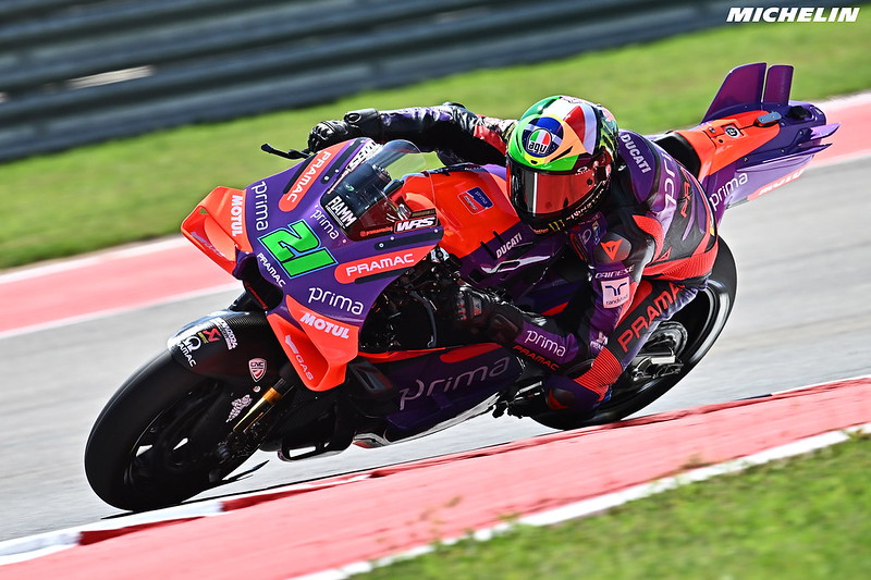 MotoGP Austin J1, Franco Morbidelli (Ducati/7) renaît de ses cendres : « L’objectif est de se battre devant »