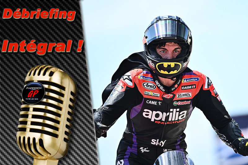 MotoGP Austin J3 Débriefing Maverick Vinales (Aprilia/1) : “dans le passé, je n’avais pas l’arme que j’ai maintenant”, etc. (Intégralité)