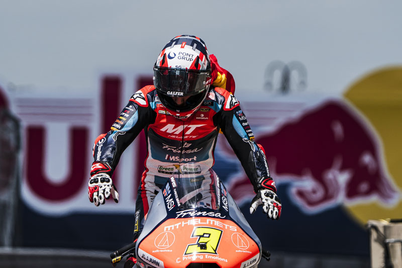 Moto2 Austin J3: Great debut for MT Helmets – MSI with Sergio Garcia (Boscoscuro/1)