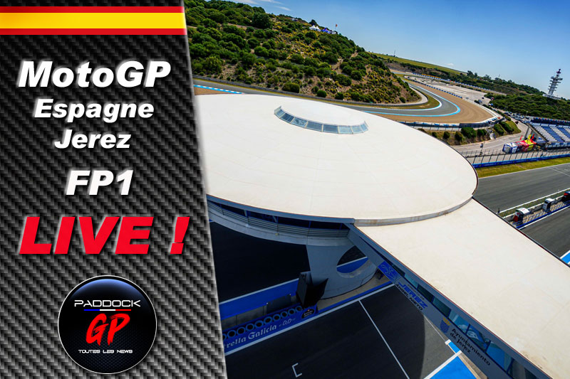 MotoGP Jerez Espagne FP1 LIVE : Alex Marquez pour du beurre, Marc Marquez pour de vrai…