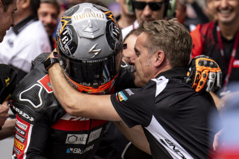 "Aron me rappelle Casey", Roberto Locatelli revient sur la première victoire d'Aron Canet en Moto2 lors du GP du Portugal
