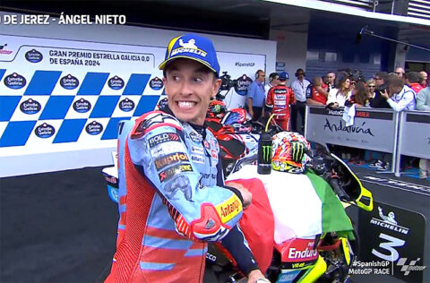 MotoGP Jerez Spain Race: Marc Marquez (Ducati/2) “Hot”!