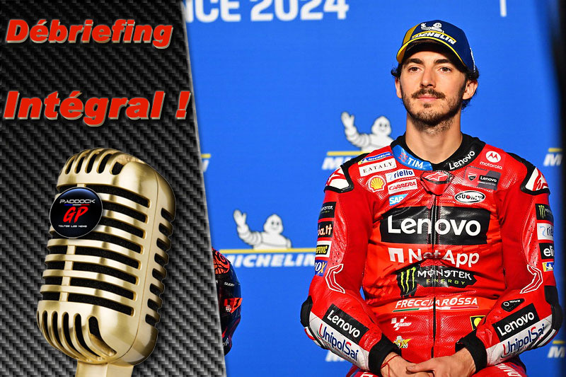 MotoGP Le Mans France J3, Débriefing Francesco Bagnaia (Ducati/3) : « Avec une troisième position, je ne peux jamais être vraiment satisfait », etc. (Intégralité)