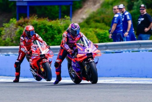 MotoGP 2025 : Jorge Martin et Enea Bastianini sont en tête des listes Ducati et Aprilia
