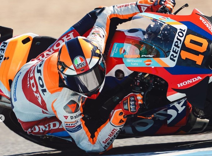 MotoGP, Teste de Jerez, Luca Marini (Honda/23): “a fábrica da Honda está determinada a nunca descansar”