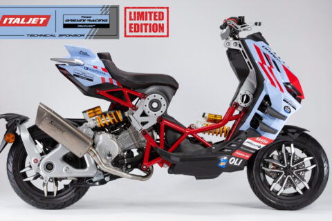 Street/MotoGP : L'Italjet Dragster Gresini MotoGP vendu instantanément revient par la fenêtre...