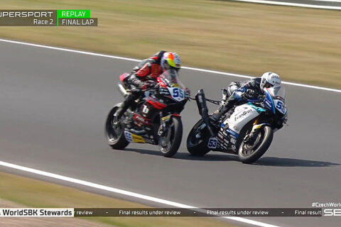 WSBK Most Supersport Course 2 : Adrian Huertas intouchable, Valentin Debise fait le spectacle !