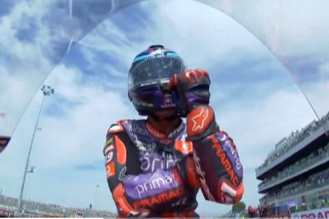 MotoGP, France, Course : Johann Zarco (Honda/1) ? à chaud ?