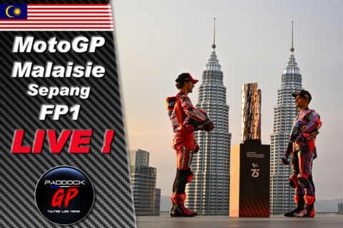 MotoGP Malaisie FP1 LIVE : Francesco Bagnaia terrasse le plateau à Sepang ! Andrea Iannone 9e !